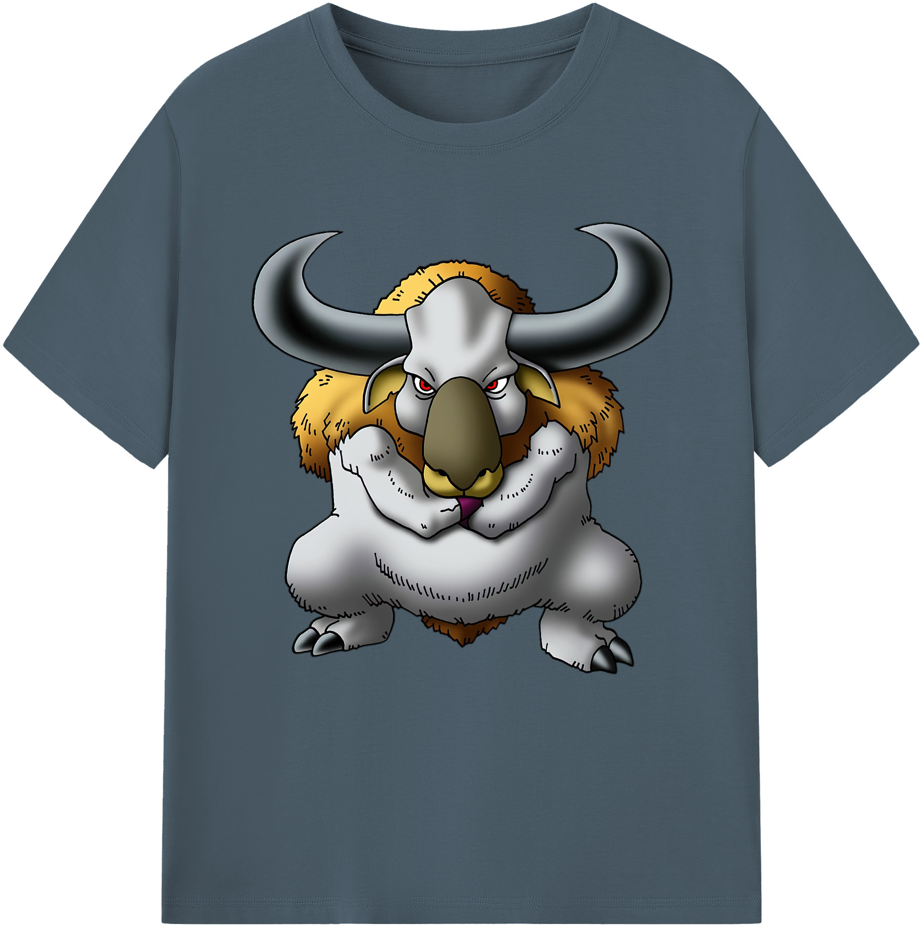 （画像用） ドラゴンクエスト Doragon Kuesuto Dragon Quest 綿100％半袖Tシャツ（フロントプリント）